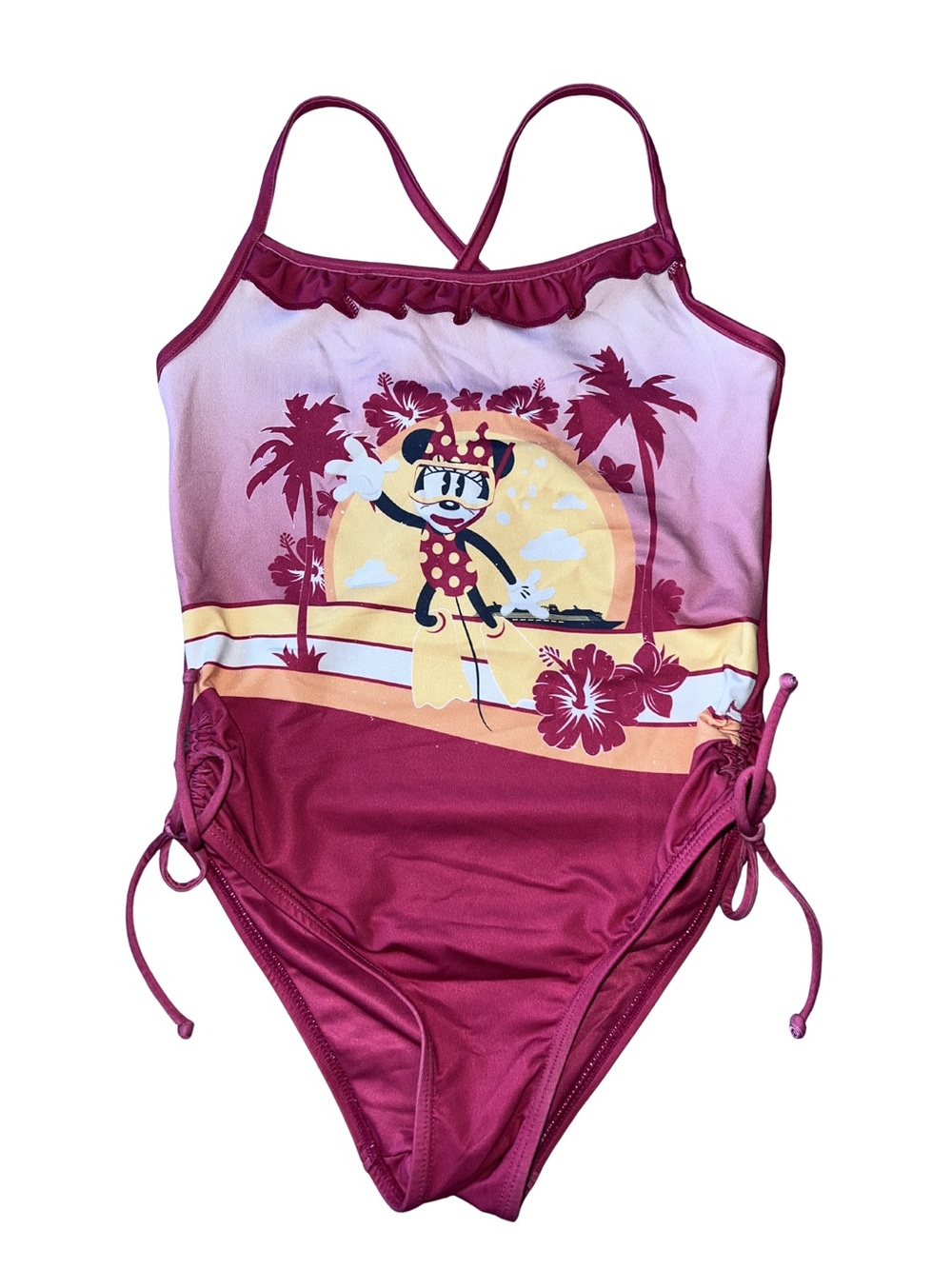 Girls' Minnie Mouse One-Piece Swimsuit - NWT